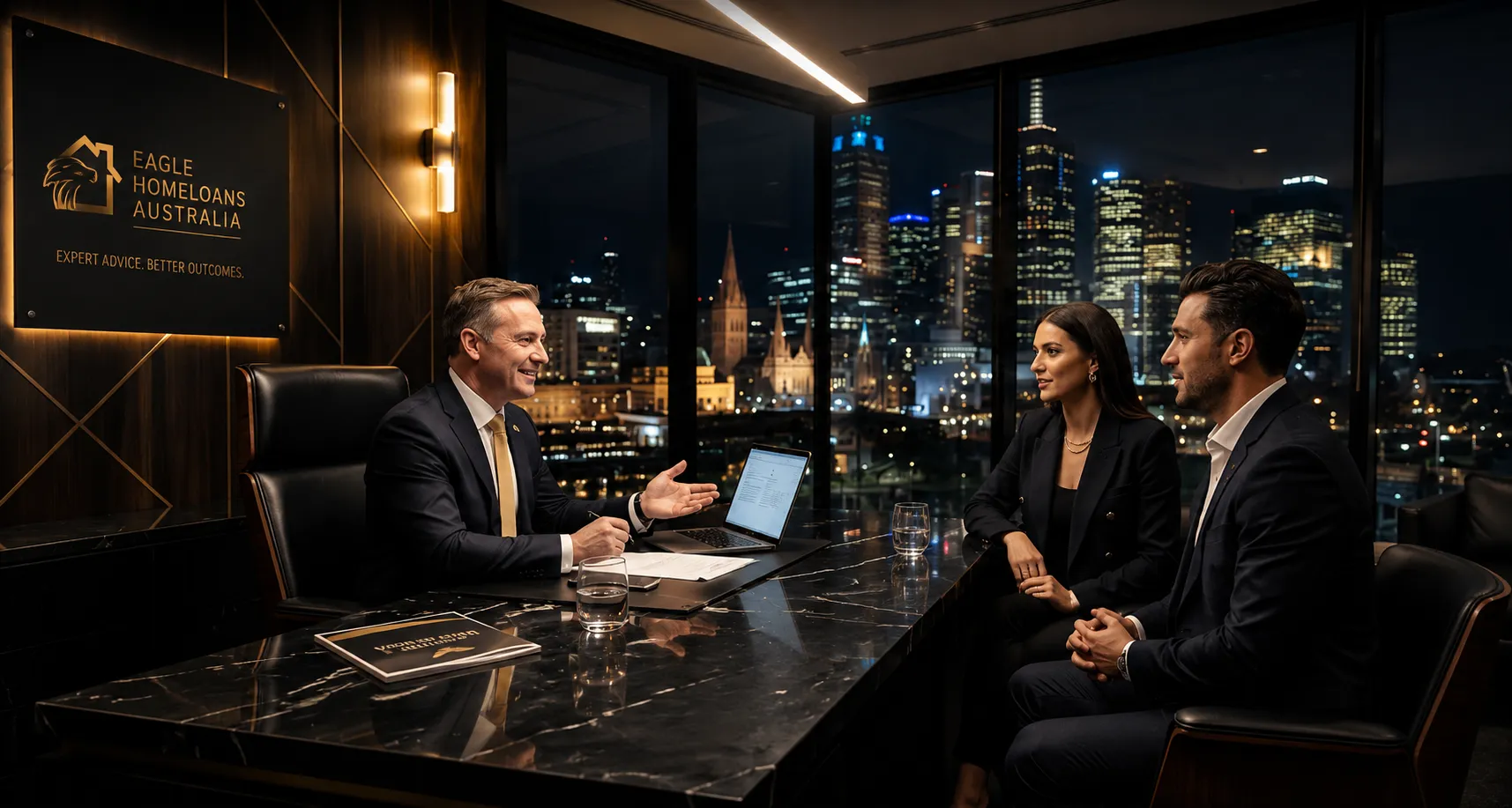 Eagle Homeloans Melbourne office helping buyers through property buying process